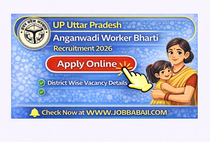 UP Anganwadi Worker Online Form 2026  Job Banner