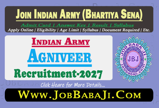 Indian Army Agniveer 2026 Job Banner